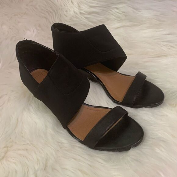 14th & Union black wedges, size 8 1/2 - Picture 1 of 14